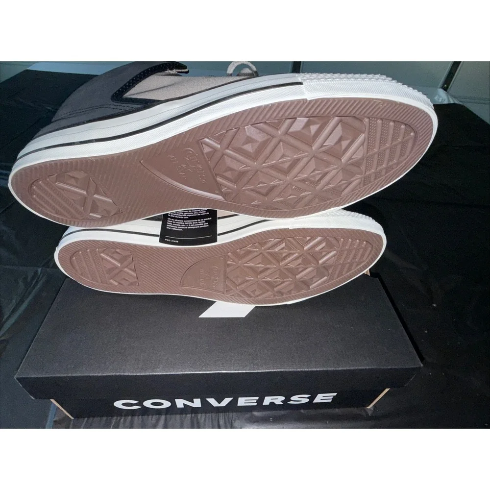 Converse Chuck Taylor All Star High Street Mid‎ Shoe Tan/Black/White Unisex - Picture 7 of 8